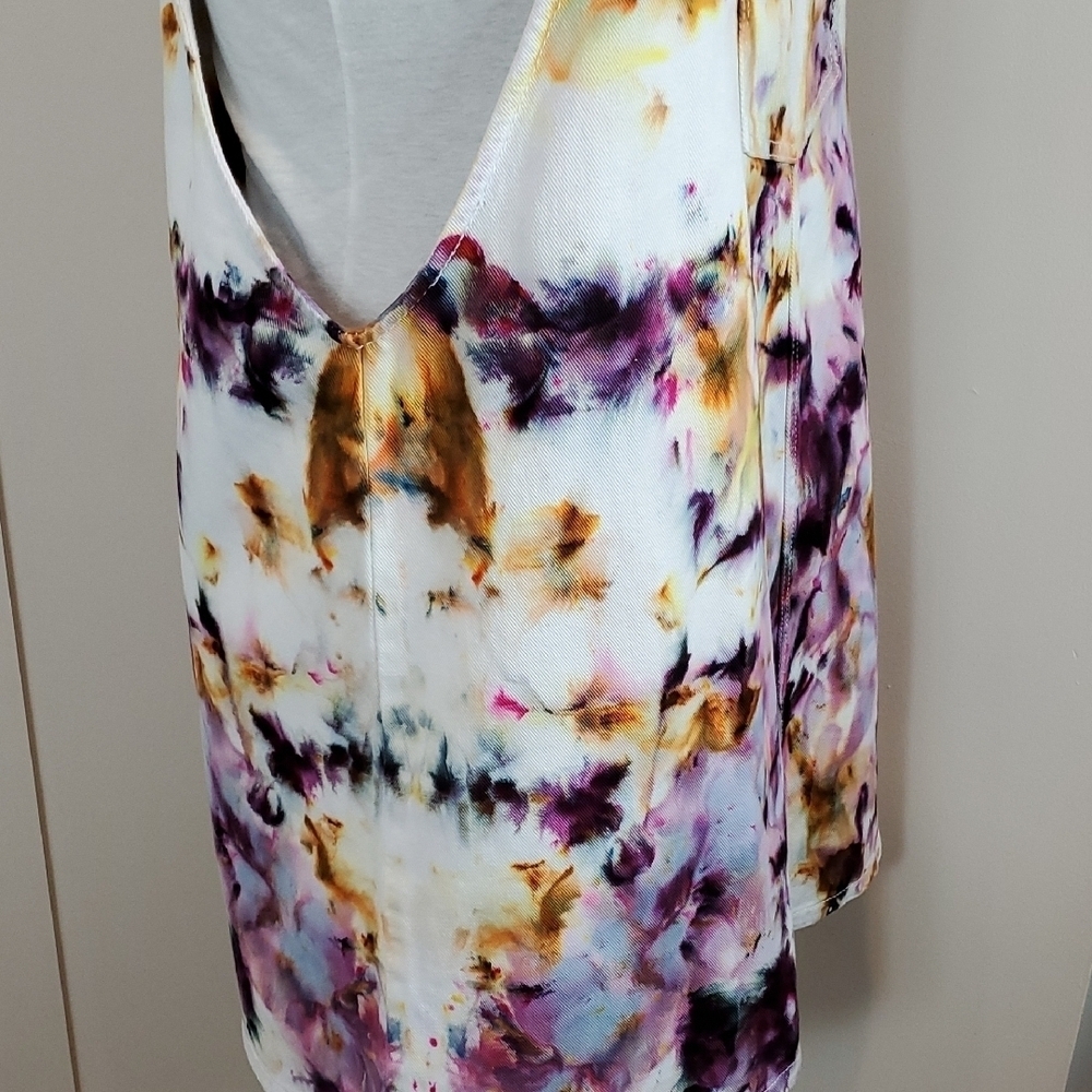 Vero Moda Denim Tie-Dye Overall Dress - XL - Picture 4 of 9